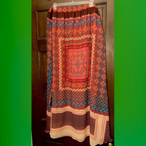 ONE WORLD Dresses & Skirts - Multi-colored maxi skirt